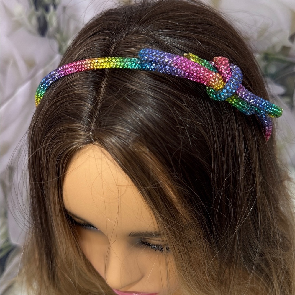 BOW Rhinestone headband - Picture 3 of 5